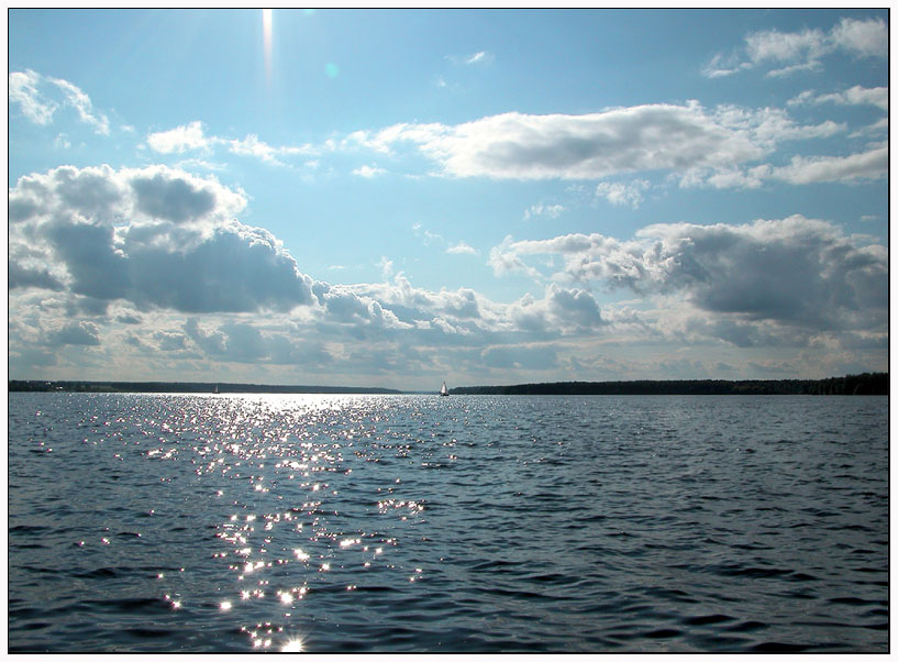 photo "Water and the sky" tags: landscape, summer, water