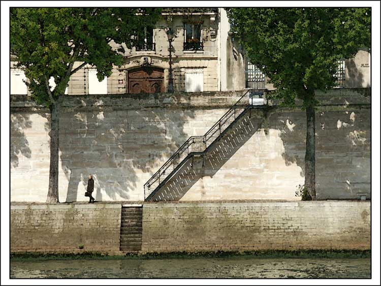 photo "Quai Ile Saint Louis - Paris" tags: , 