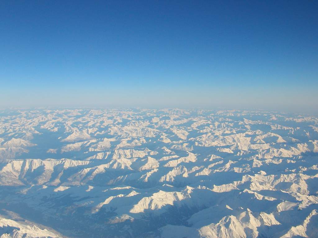photo "alpi viste dal cielo" tags: landscape, mountains