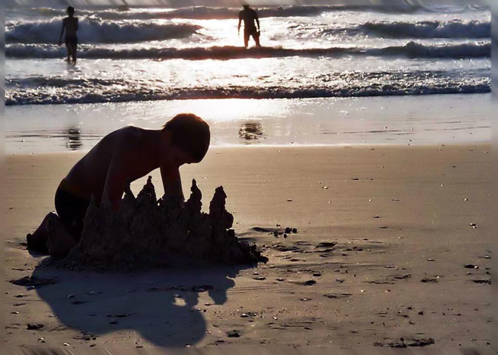 photo "Sand-castle" tags: nature, landscape, water