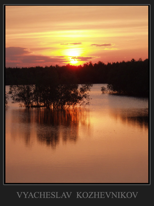 photo "Untitled photo" tags: landscape, sunset, water