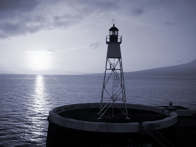 photo "Atlantic Sunrise" tags: black&white, 