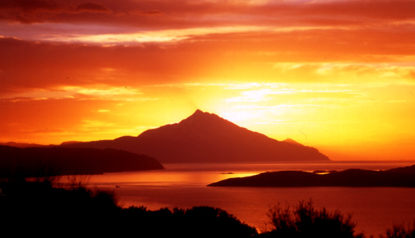 photo "Sunrise over Mount Athos" tags: travel, Europe