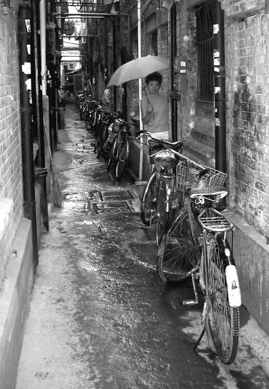 photo "Corridor" tags: travel, black&white, Asia