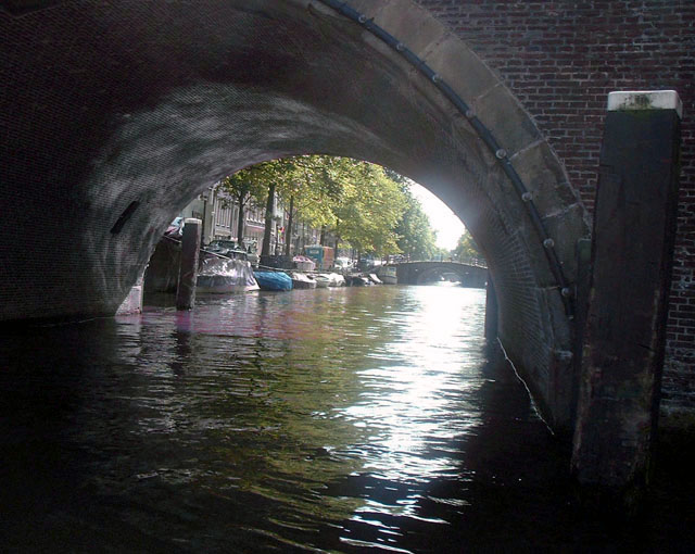 photo "View through a Dutch bridge" tags: misc., travel, Europe