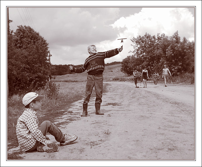 photo "Start of the helicopter" tags: genre, misc., 