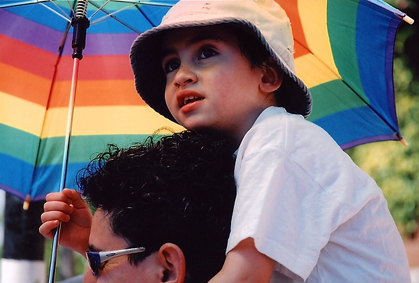 photo "Pride parade" tags: reporting, portrait, children