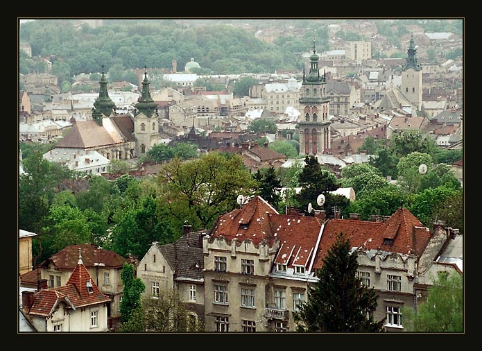 photo "Another panorama of Lvov" tags: architecture, travel, landscape, Europe