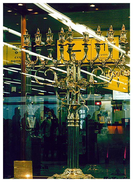 photo "Menorah Candle at Ben Gurion Airport" tags: misc., abstract, 