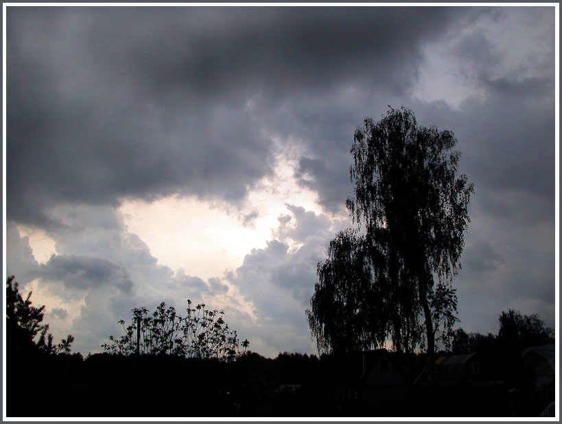 photo "Thunder-storm" tags: landscape, clouds, summer