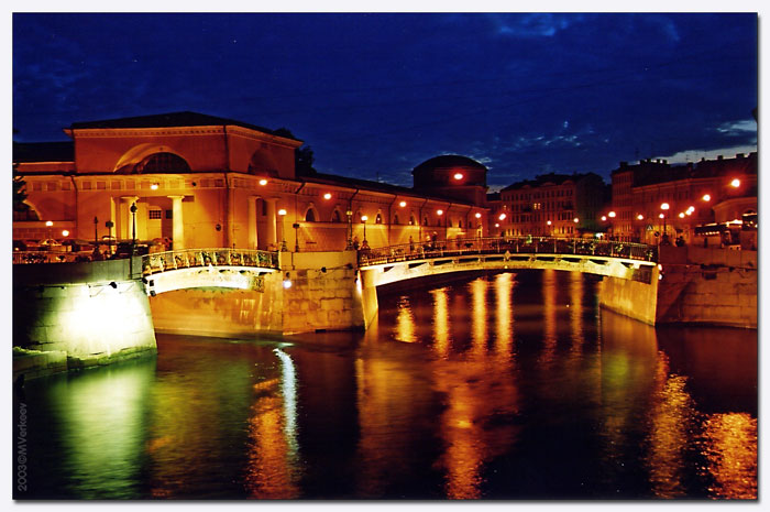 photo "Bridge5" tags: architecture, landscape, night