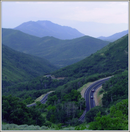 photo "Lacet" tags: landscape, travel, North America, mountains