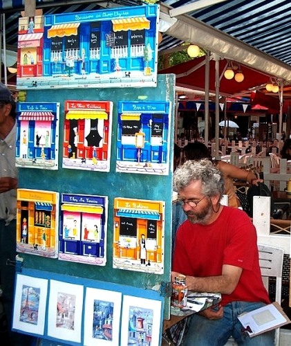фото "Painting at Montmartre" метки: путешествия, жанр, Европа