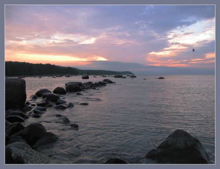 photo "Evening calmness" tags: landscape, sunset, water