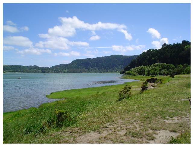 photo "Furnas - Lagoon" tags: landscape, clouds, water