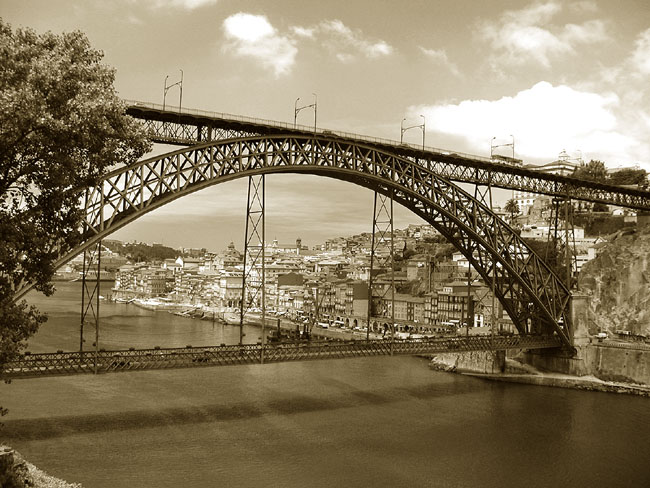 photo "Oporto Bridge" tags: architecture, landscape, 