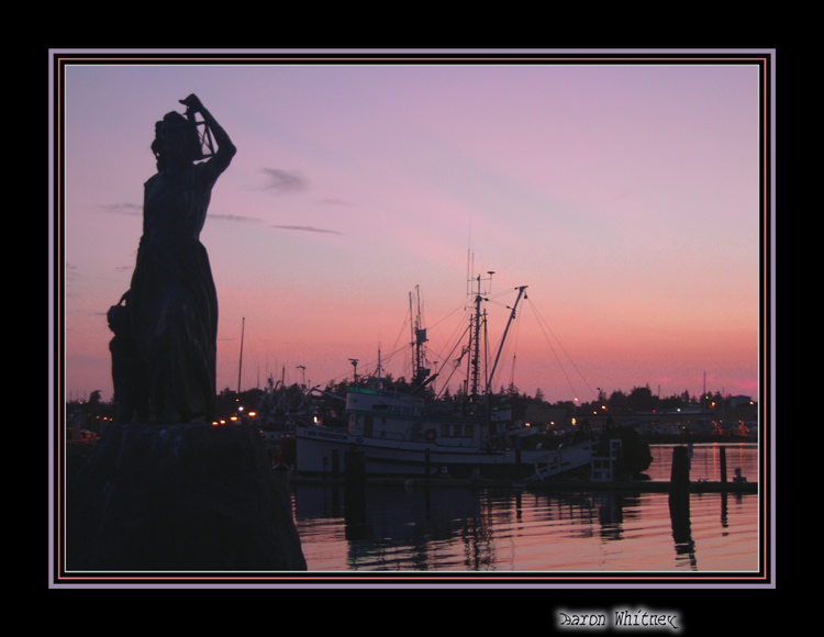 photo "Guardian" tags: landscape, sunset, water