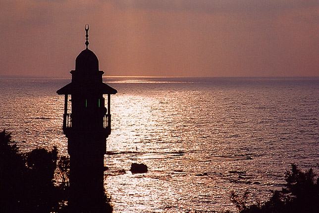 photo "Mosque of Old Jaffa" tags: architecture, landscape, sunset