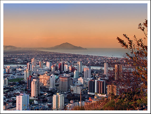 photo "City of Itajai" tags: landscape, sunset