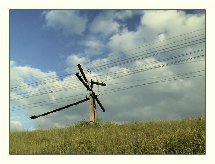 photo "A burnt electricity" tags: abstract, genre, 