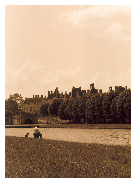 photo "Fontainebleau" tags: architecture, black&white, landscape, 