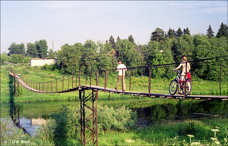 photo "The bridge across the Moskva-river" tags: landscape, summer