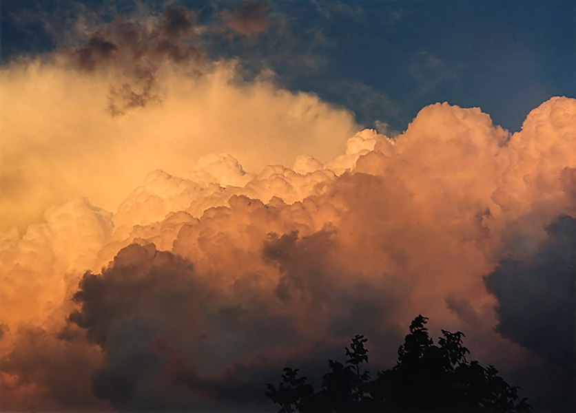 photo "Stormy Sunset, - Clouds On The East Part" tags: landscape, clouds, sunset