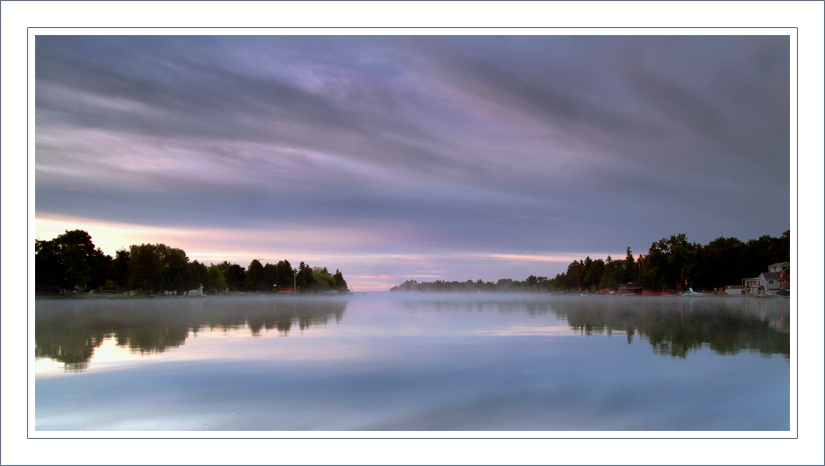 photo "August morning" tags: landscape, summer, water