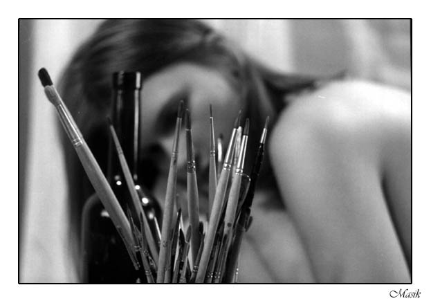 photo "brush" tags: nude, 