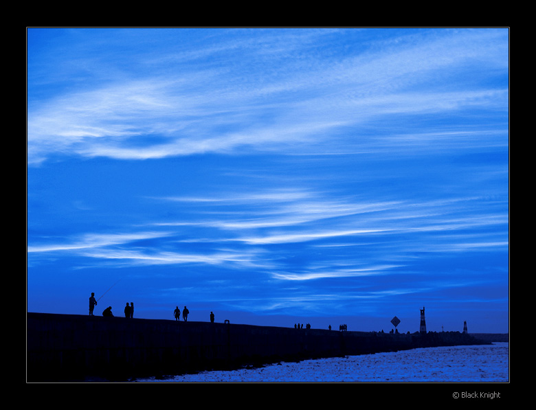 photo "Moments in Blue" tags: landscape, sunset, water