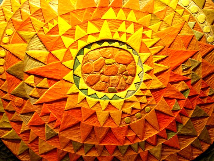 photo "The sun (Aztec design)" tags: misc., 