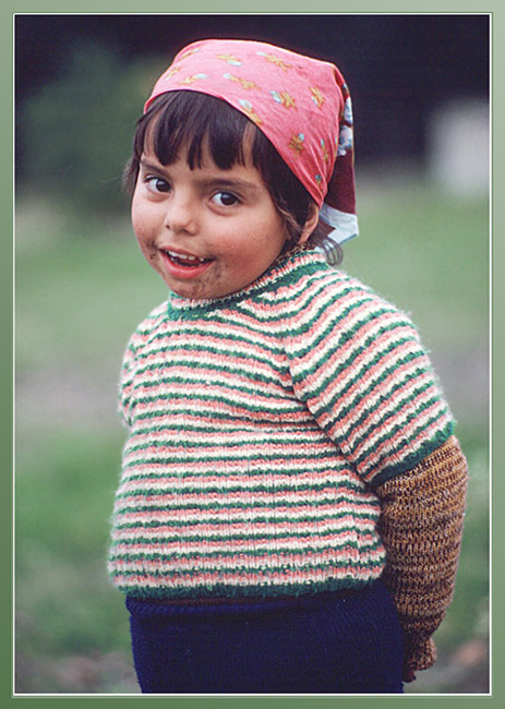 photo "Farm little girl" tags: portrait, humor, children