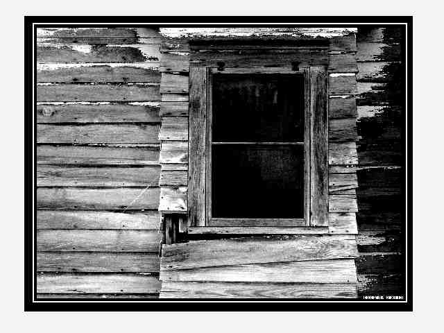фото "Old Window" метки: черно-белые, пейзаж, 