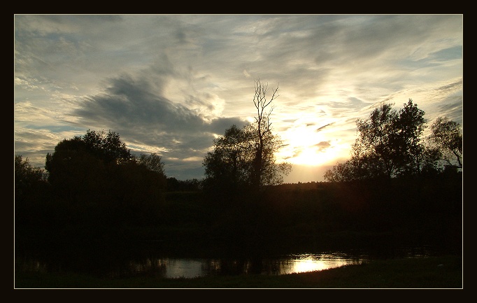 фото "Вечер на Протве" метки: пейзаж, вода, закат