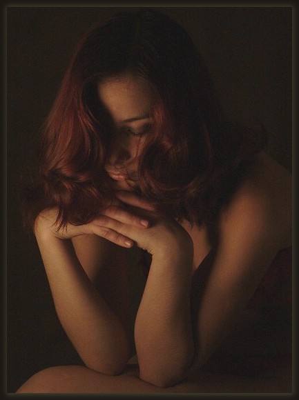 photo "Completely not sad ideas." tags: portrait, nude, woman