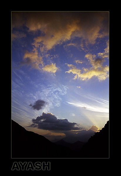 фото "Blue Sunset" метки: пейзаж, закат, облака