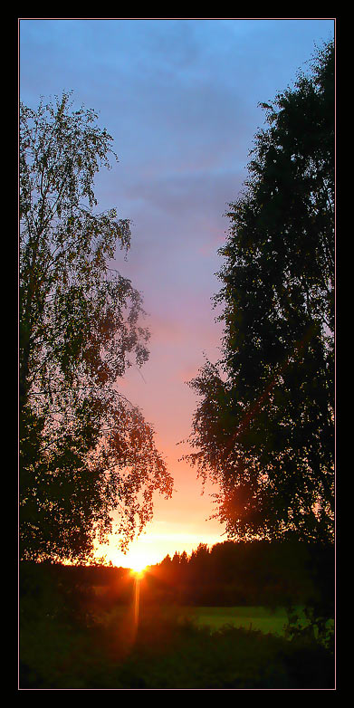 photo "Evening" tags: landscape, summer, sunset