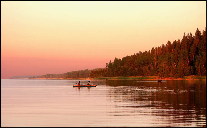 photo "Between the islands of Ladoga-2" tags: landscape, summer, water