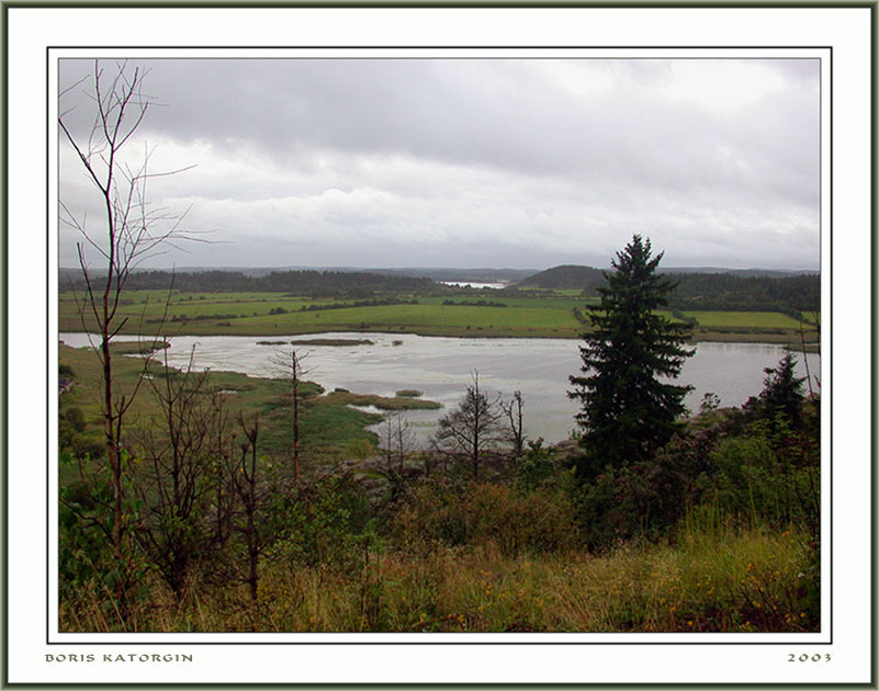 photo "View on lake Airanne" tags: landscape, forest, water