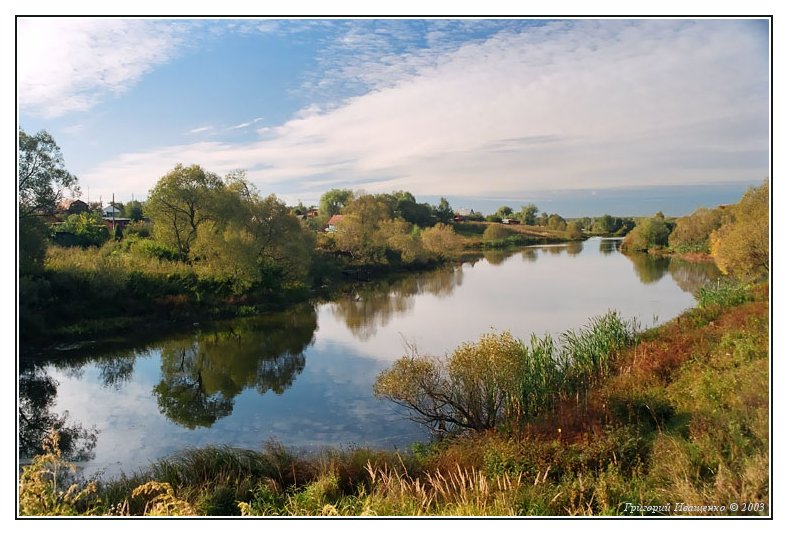 photo "The sky an autumn breathed..." tags: landscape, autumn, water