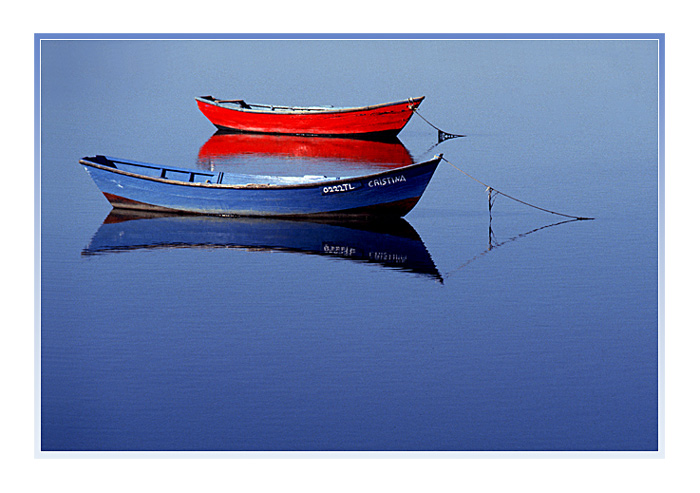 photo "Red and blue" tags: landscape, summer, water