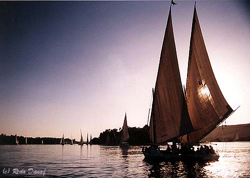 photo "Sailing on the Nile" tags: travel, landscape, Africa, water