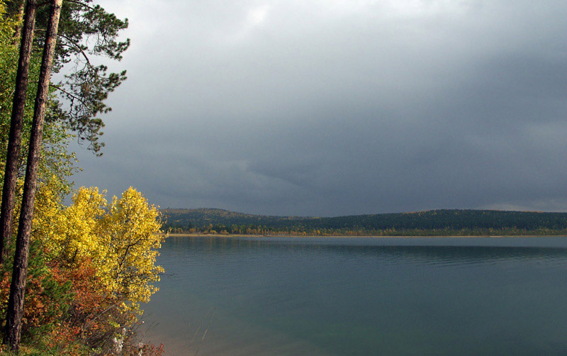 photo "Lead and gold" tags: landscape, autumn