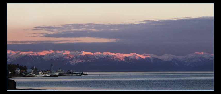 photo "Under pink mountains" tags: landscape, sunset