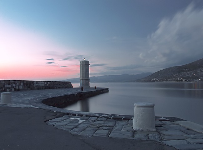photo "Lantern" tags: landscape, sunset, water