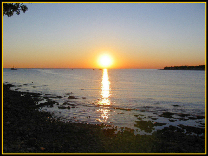 photo "Sunset on Adriactic Sea." tags: landscape, sunset