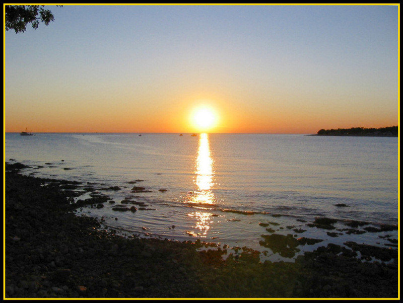 photo "Sunset on Adriactic Sea." tags: landscape, sunset