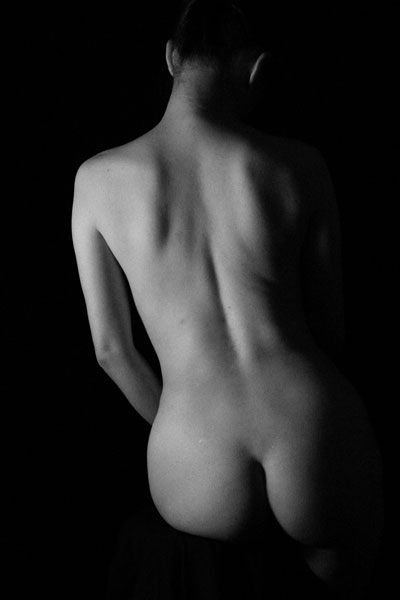 photo "Digital Etude "Back3"" tags: nude, black&white, 