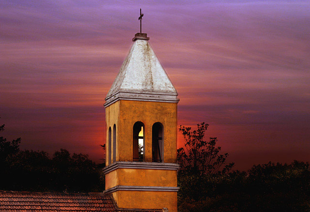 photo "Church" tags: landscape, sunset