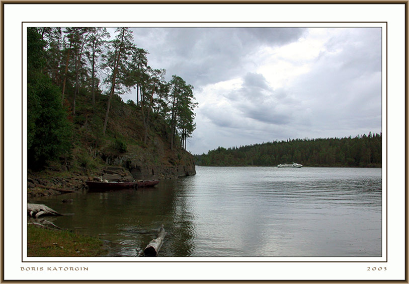 photo "Going into a Monastery`s  fake" tags: landscape, forest, water